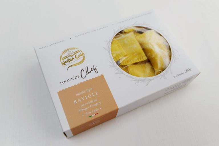 Massa Ravioli de Frango e Catupiry