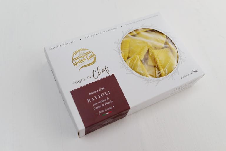 Massa Ravioli de Carne de Panela