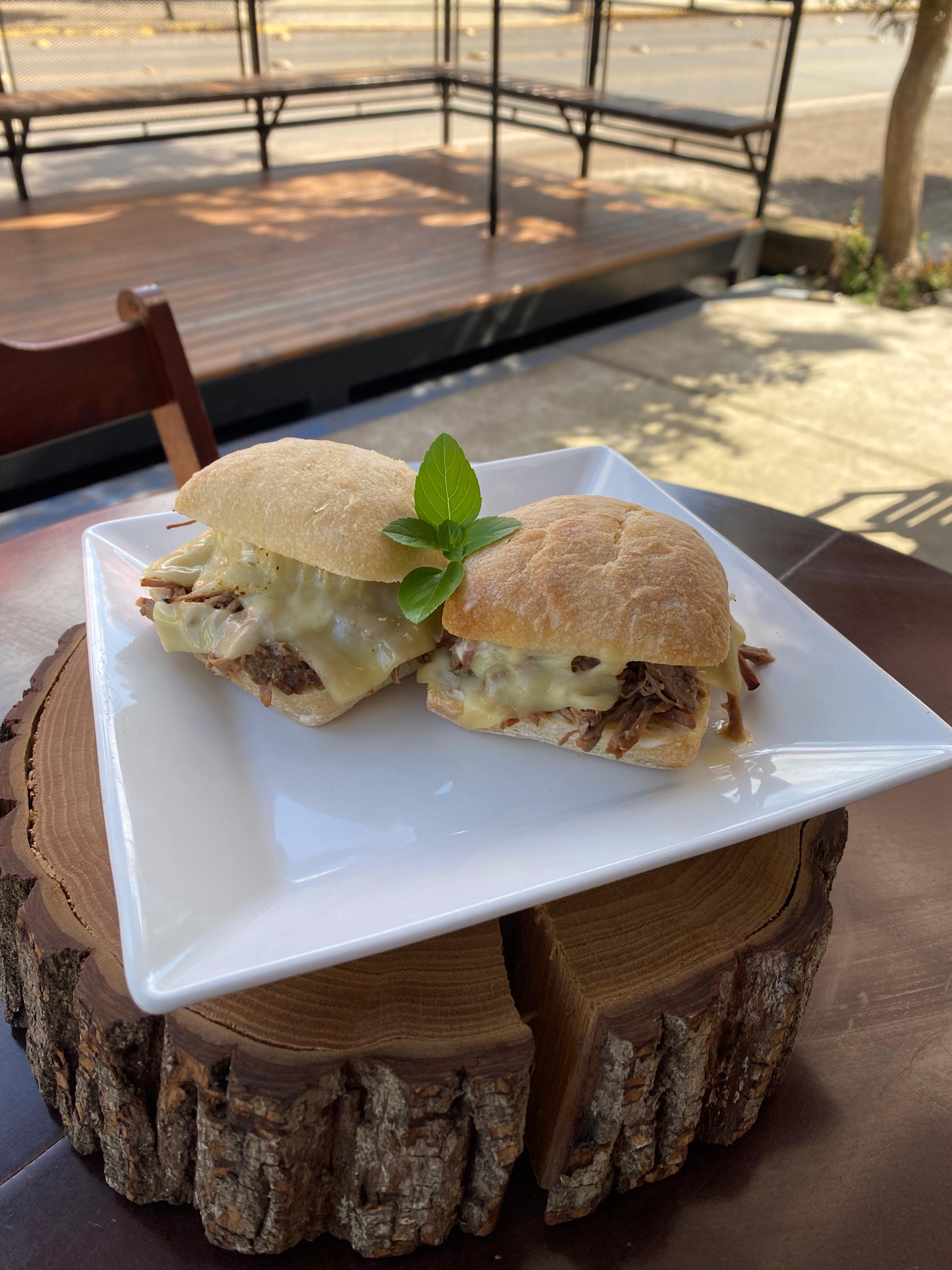 Sanduíche de Pão Ciabatta